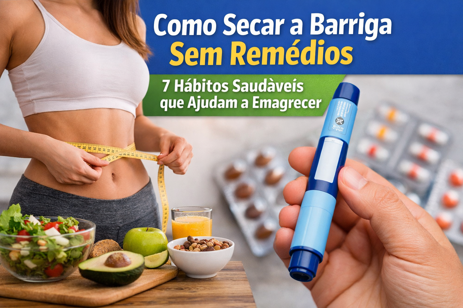 Secar a barriga sem Mounjaro: médicos alertam para riscos das canetas emagrecedoras